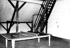Die erste Trainingsstätte auf dem Dachboden des Postamtes Oelde.